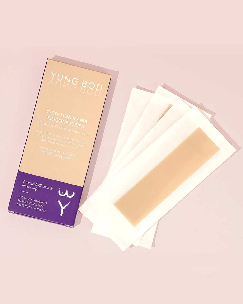 C-SECTION SILICONE SCAR STRIPS (1x packet)