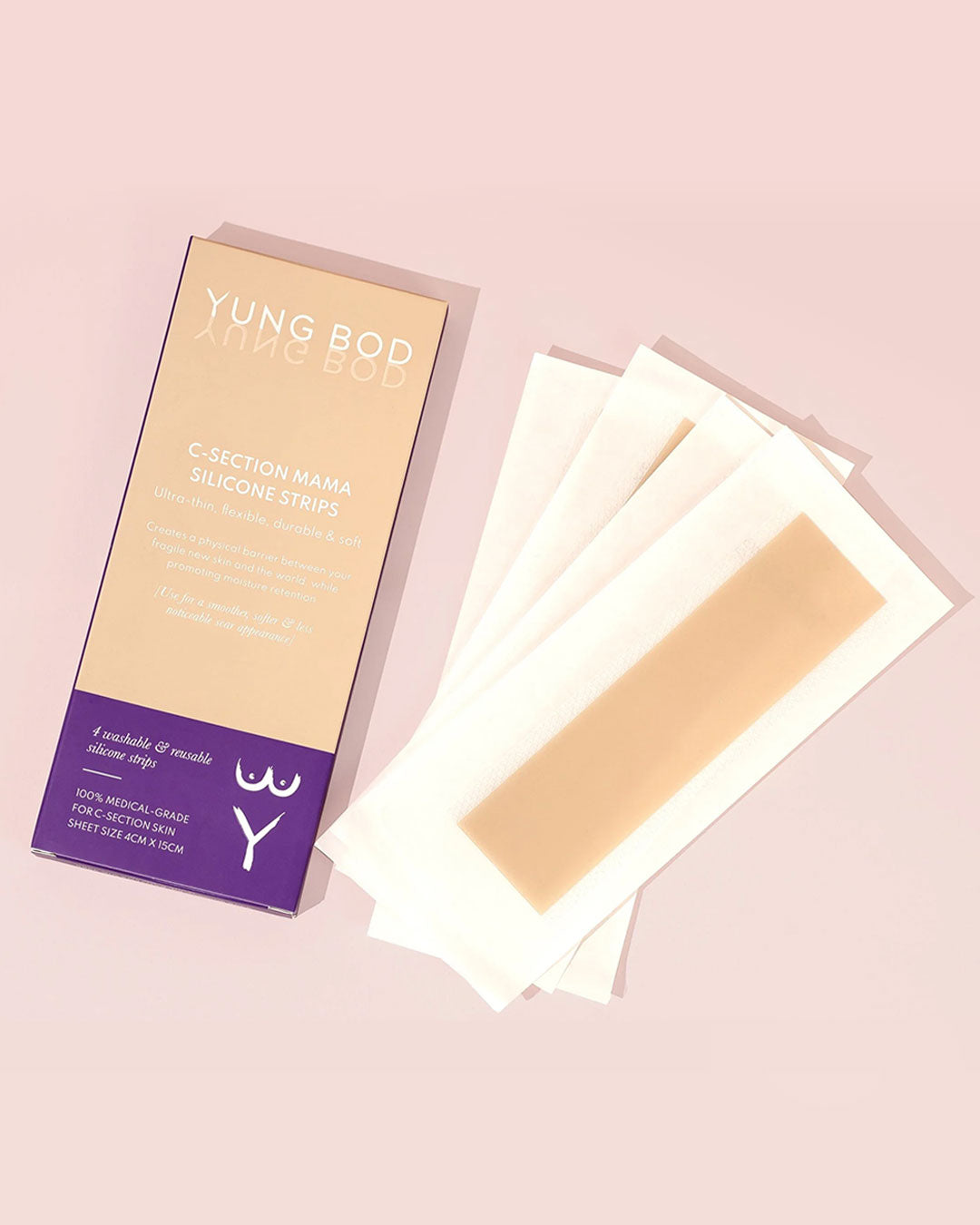 C-SECTION SILICONE SCAR STRIPS (1x packet)