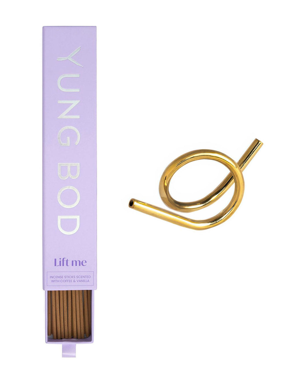 LIFT ME INCENSE STICKS & BRASS INCENSE HOLDER DEUX (ii)